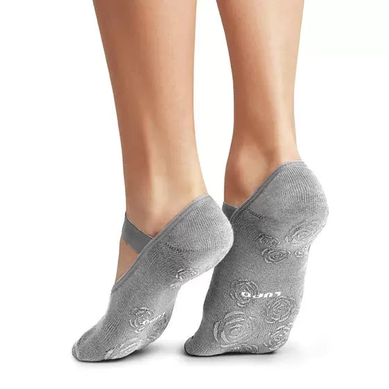 Lupo Essential No Slip Crossover Yoga Pilates Socks