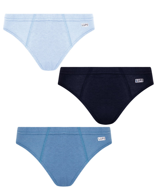 Lupo Boys Slip Underwear Soft Cotton 3pk