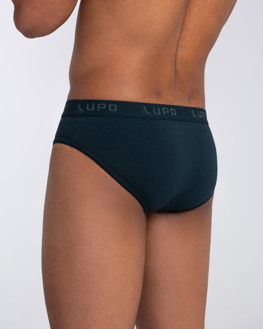 Lupo Essential Cotton Stretch Mens Underwear Slips