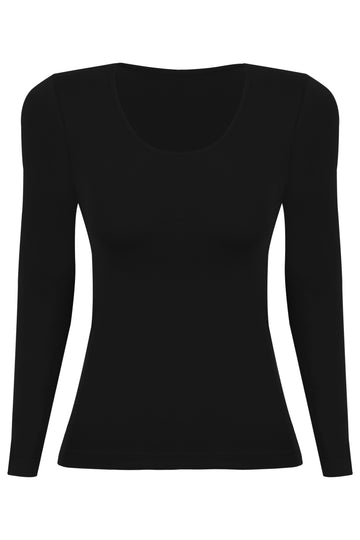 Lupo Seamless Long Sleeved T Shirt Crew Neck