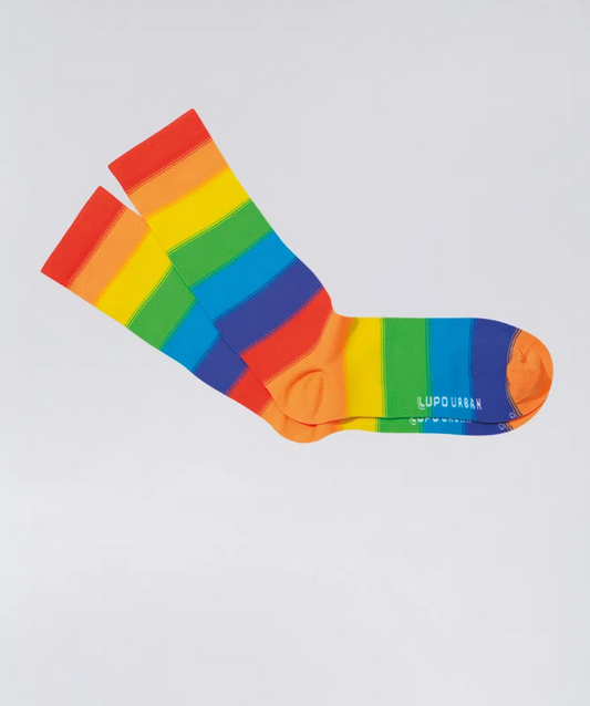 Lupo Long Cut Happy Socks Rainbow Pride