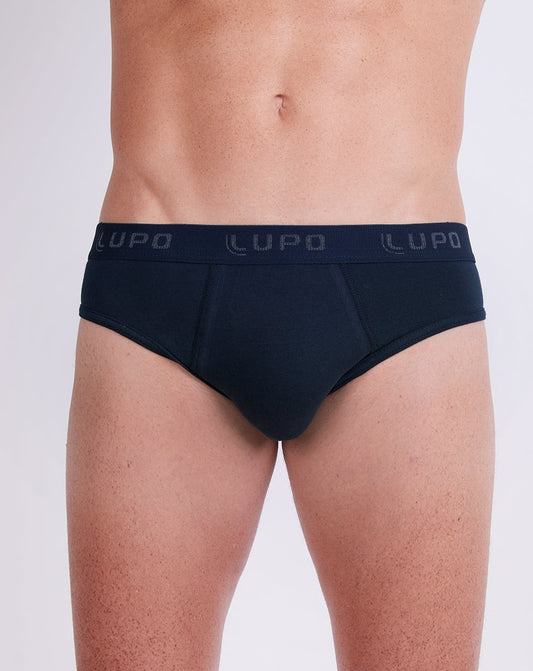Lupo Essential Cotton Stretch Mens Underwear Slips