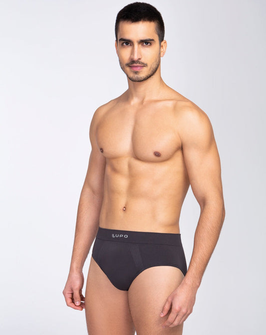 Lupo Men's Underwear Micro-modal Seamless Slips