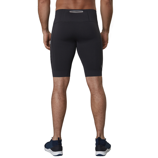 Lupo Mens Compression Run Shorts with Pocket Seamless Dry
