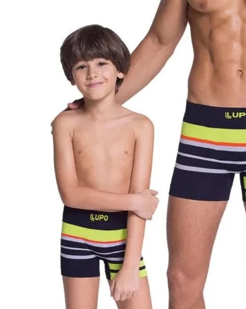 Lupo Seamless Microfibre Boys Trunks Underwear